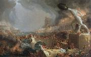 the course of empire destruction, Thomas Cole
